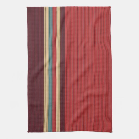 Bruine tinten Streep Theedoek (Verticaal)