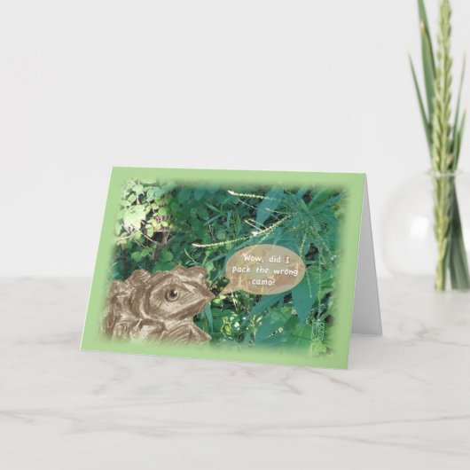 Bruine Toad Kaart (Voorkant)