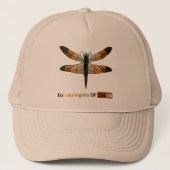 Bruine-toondragonfly Trucker Pet (Voorkant)