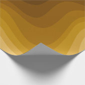 Bruine Topografische Kaart Verpakking Cadeaupapier (Hoek)