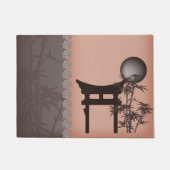 Bruine Torii bamboe maan Deurmat (Voorkant)