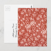 bruine tuinbouwtuin briefkaart (Voorkant / Achterkant)