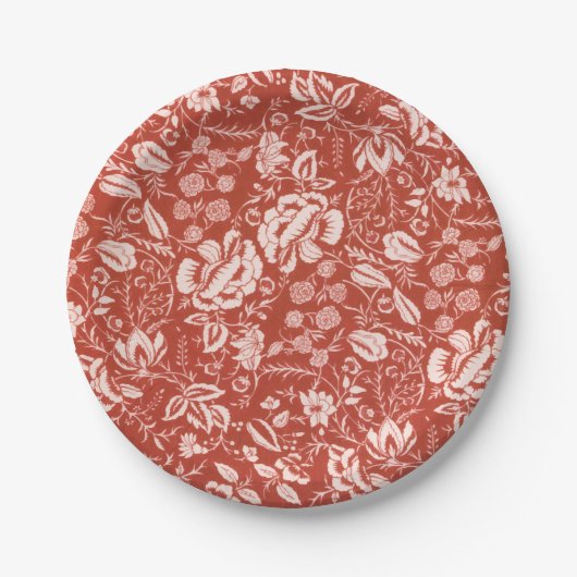  bruine tuinbouwtuin papieren bordje (Voorkant)