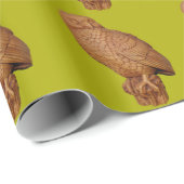 bruine uil cadeaupapier (Rol Hoek)