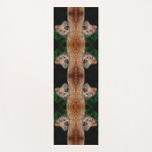 Bruine Uil Vlinder Close Up Natuur Abstract Yogamat (Voorkant)