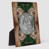 Bruine uil vlinder Creëer Uw eigen foto Fotoplaat (Zijkant)