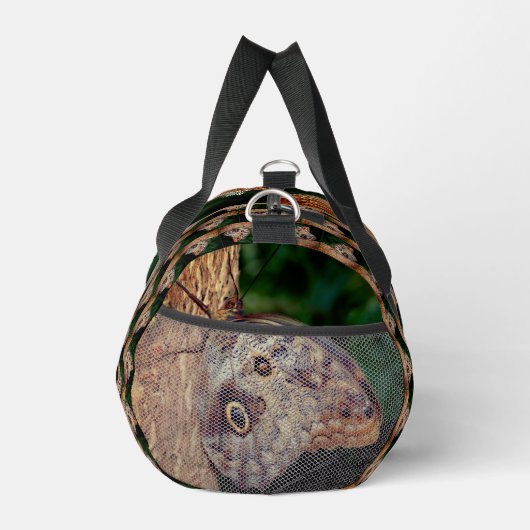 Bruine uil vlinder gepersonaliseerd plunjezak (Rechts)