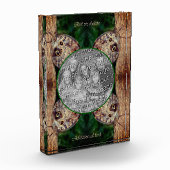 Bruine Uil Vlinder Lijst Creëer Uw Eigen Fotoblokken (Links)