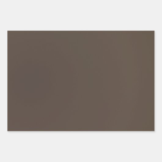 Bruine, vaste neutrale gradiënt inpakpapier vel (Voorkant 3)