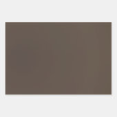Bruine, vaste neutrale gradiënt inpakpapier vel (Voorkant 2)