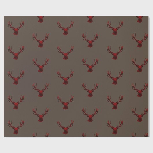 Bruine, vaste, neutrale verloophert cadeaupapier (Vlak)