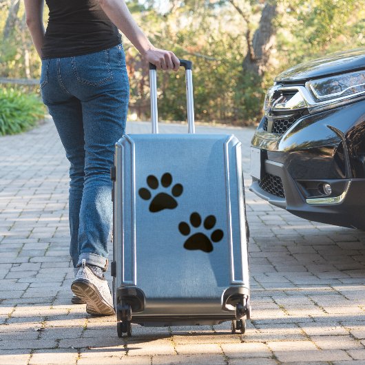 Bruine verf sticker (Koffer Insitu)