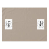 Bruine Verkoopstandaard Logo Tafelkleed Runner (Voorkant (Horizontaal))