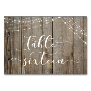 Bruine Verweerde Hout & Lichten Tafel Zestien Kaar Kaart