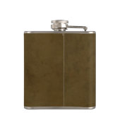 Bruine Verweerde Leren Trouw Monogram Heupfles (Achterkant)