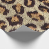 Bruine vlekjes, luipaard cadeaupapier (Hoek)