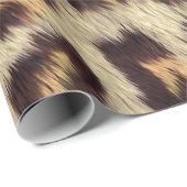 Bruine vlekjes, luipaard cadeaupapier (Rol Hoek)