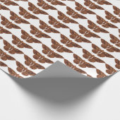  bruine vlinder cadeaupapier (Hoek)