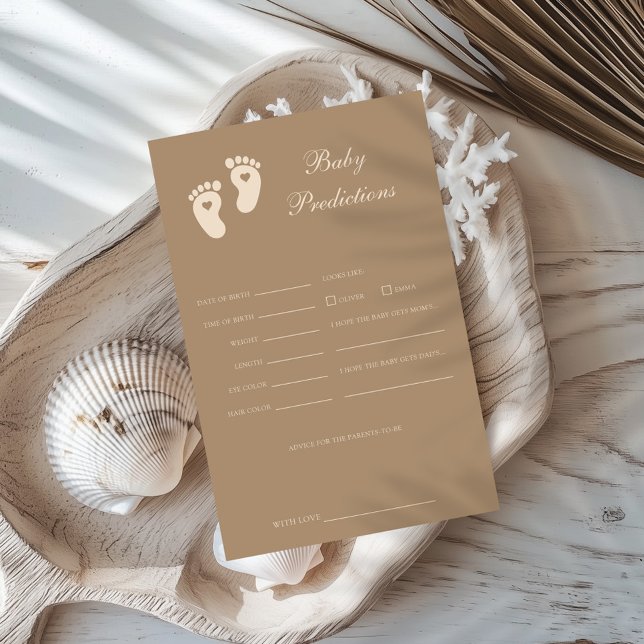 Bruine voetafdrukken geslacht onthullen Baby-voors (Creator heeft geüpload)