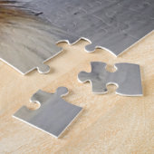 Bruine vos op sneeuw legpuzzel (Zijkant)