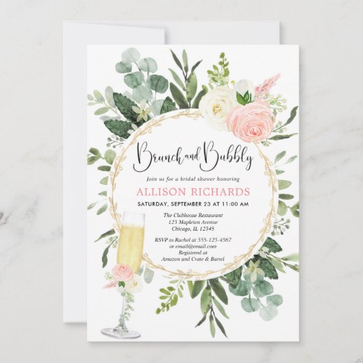 Bruine vrijgezellenfeest met bruinkoolbruine bruin kaart (Voorkant)