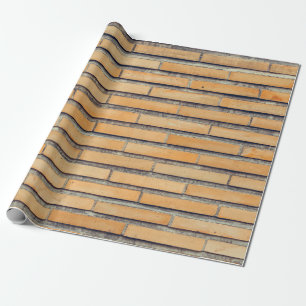 Bruine wand cadeaupapier