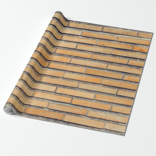 Bruine wand cadeaupapier (Uitgerold)