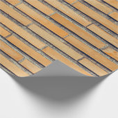 Bruine wand cadeaupapier (Hoek)