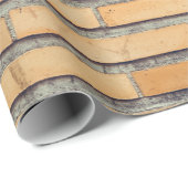 Bruine wand cadeaupapier (Rol Hoek)