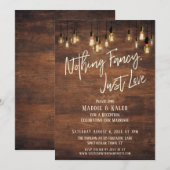 Bruine wand Edison lichten Niets bijzonders gewoon Kaart (Voorkant / Achterkant)