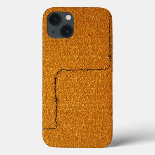 Bruine wand met rackstructuur — uniek Case-Mate iPhone case (Achterkant)