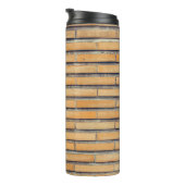 Bruine wand thermosbeker (Geroteerd rechts)
