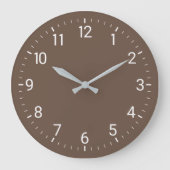 Bruine wandklok (Voorkant)