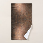 Bruine wandtextuur bad handdoek (Handdoek)