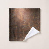 Bruine wandtextuur bad handdoek (Wasdoekje)
