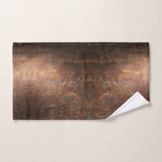 Bruine wandtextuur bad handdoek (Handdoek)