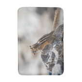Bruine Wangzanger Natuurfotografie Badmat (Voorkant Verticaal)