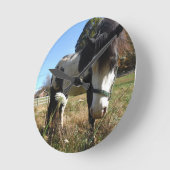 Bruine &White, Geschilderd Paard, de bloem van Ronde Klok (Hoek)