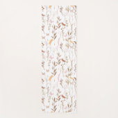 Bruine, wilde bloementuin, yoghamper yogamat (Voorkant)