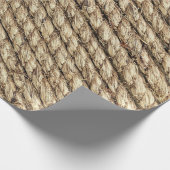 Bruine wilgentenvlees cadeaupapier (Hoek)