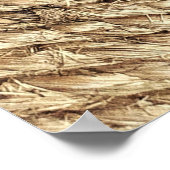 Bruine wilgentenvlees poster (Hoek)