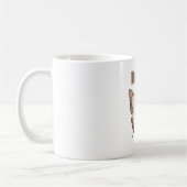 Bruine Witte Droom Vlinder Koffiemok (Links)