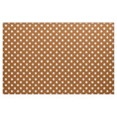 Bruine Witte Polka Dots Textiel Stof (Fat Quarter)