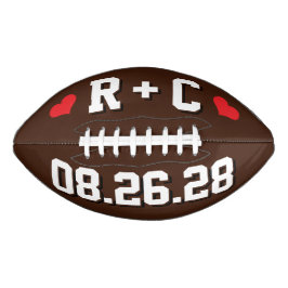 BRUINE WITTE & RODE HARTEN Trouw initials en datum American Football