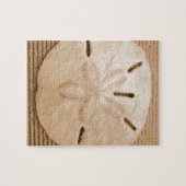 Bruine zanddollar legpuzzel (Horizontaal)