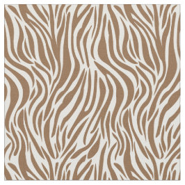 Bruine zebra geometrische huisdecoratiestof stof