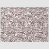 Bruine zebra printstripes tissuepapier (Voorkant)