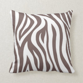 Bruine zebra werpkussen kussen