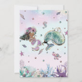 Bruine zeemeermin walvis piraat tweeling gezamenli kaart (Achterkant)