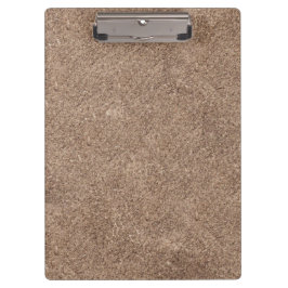 Bruine zeemleder textuur print klembord